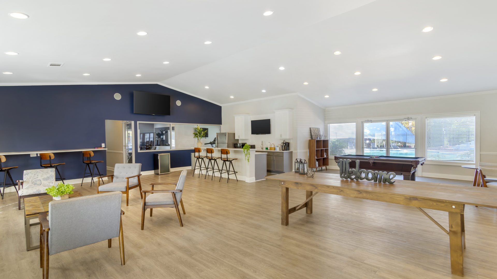 the living room at The  Wynne